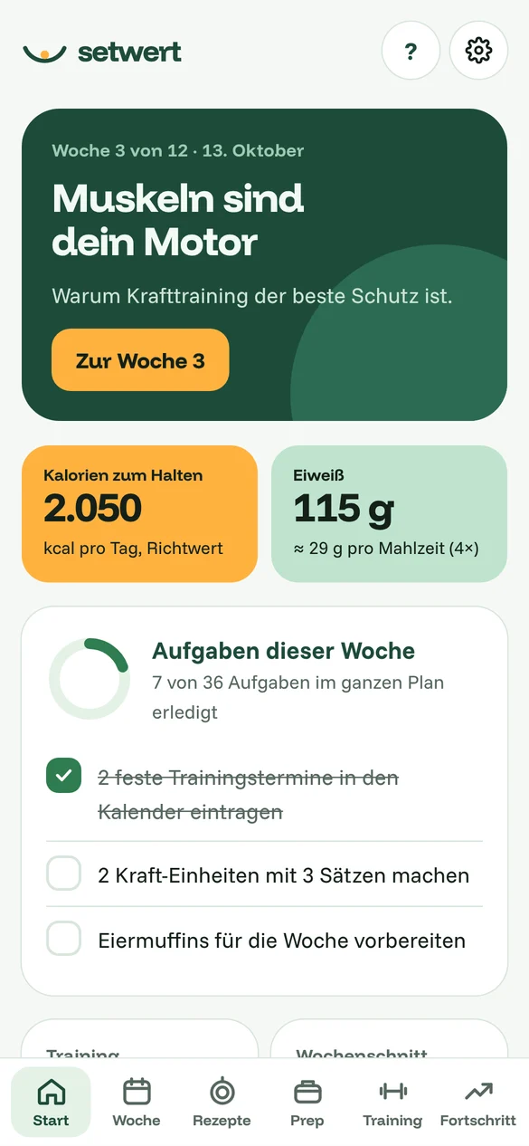 Halteplan-App: Deine Woche auf einen Blick
